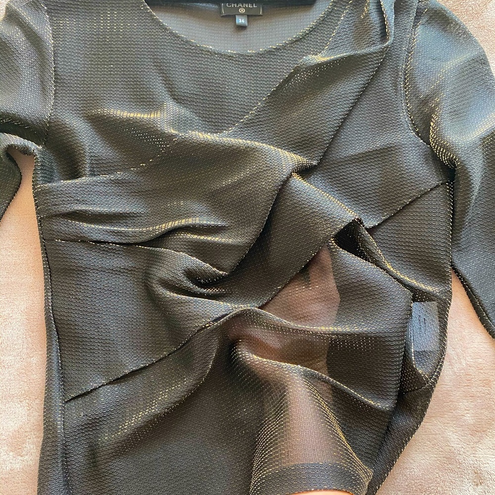 CHANEL Sheer Blouse